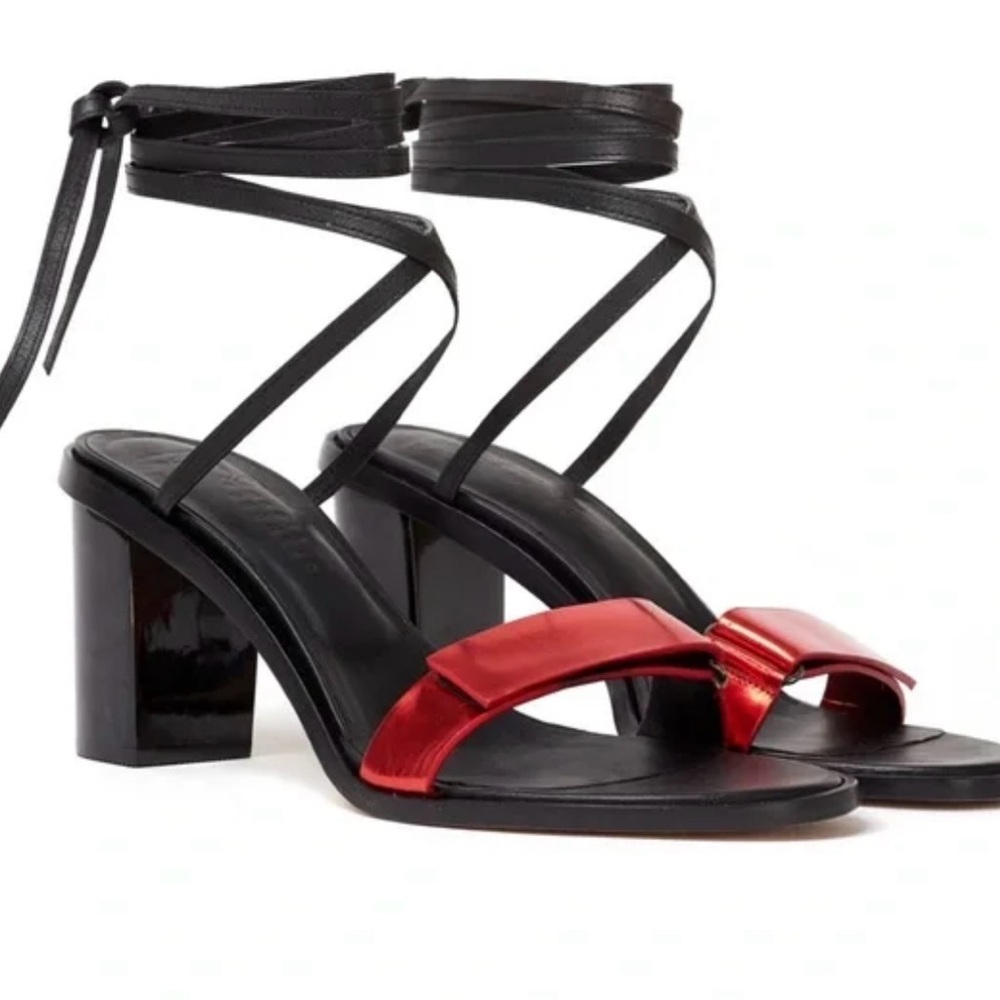 Zero + Maria Cornejo Black and Red Heels